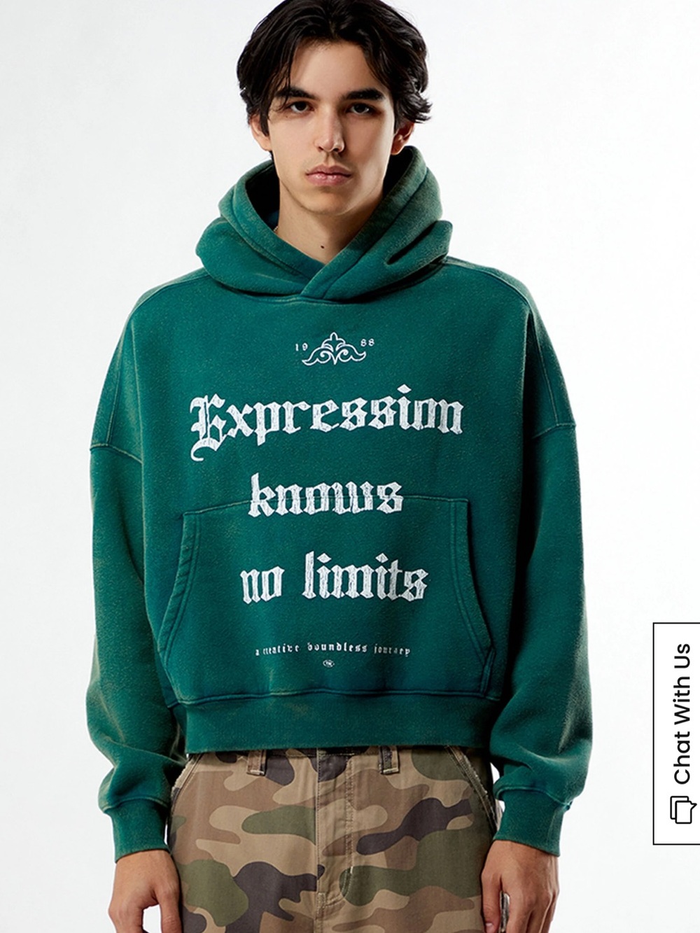 PacSun Green Graphic Hoodie Size M